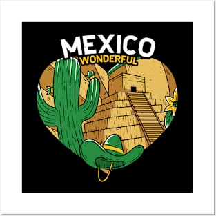 Mexico in love Posters and Art